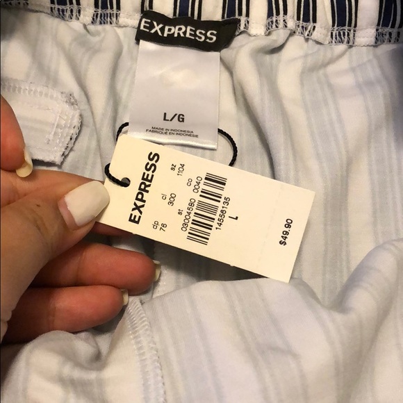 Stripe High Wastied Short from Express ✨✨ - Picture 3 of 5